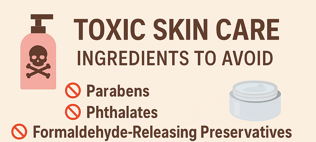 Toxic Beauty: 8 Hidden Dangers Lurking in Everyday Skincare Products and a Simple and Safe Alternative for Healthy Glowing Skin